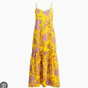 - JCrew tiered Ratti print dress
